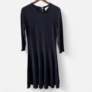 Women’s Kate Spade Black Winter Dress Knit Wedding Guest Party Outfit Size M